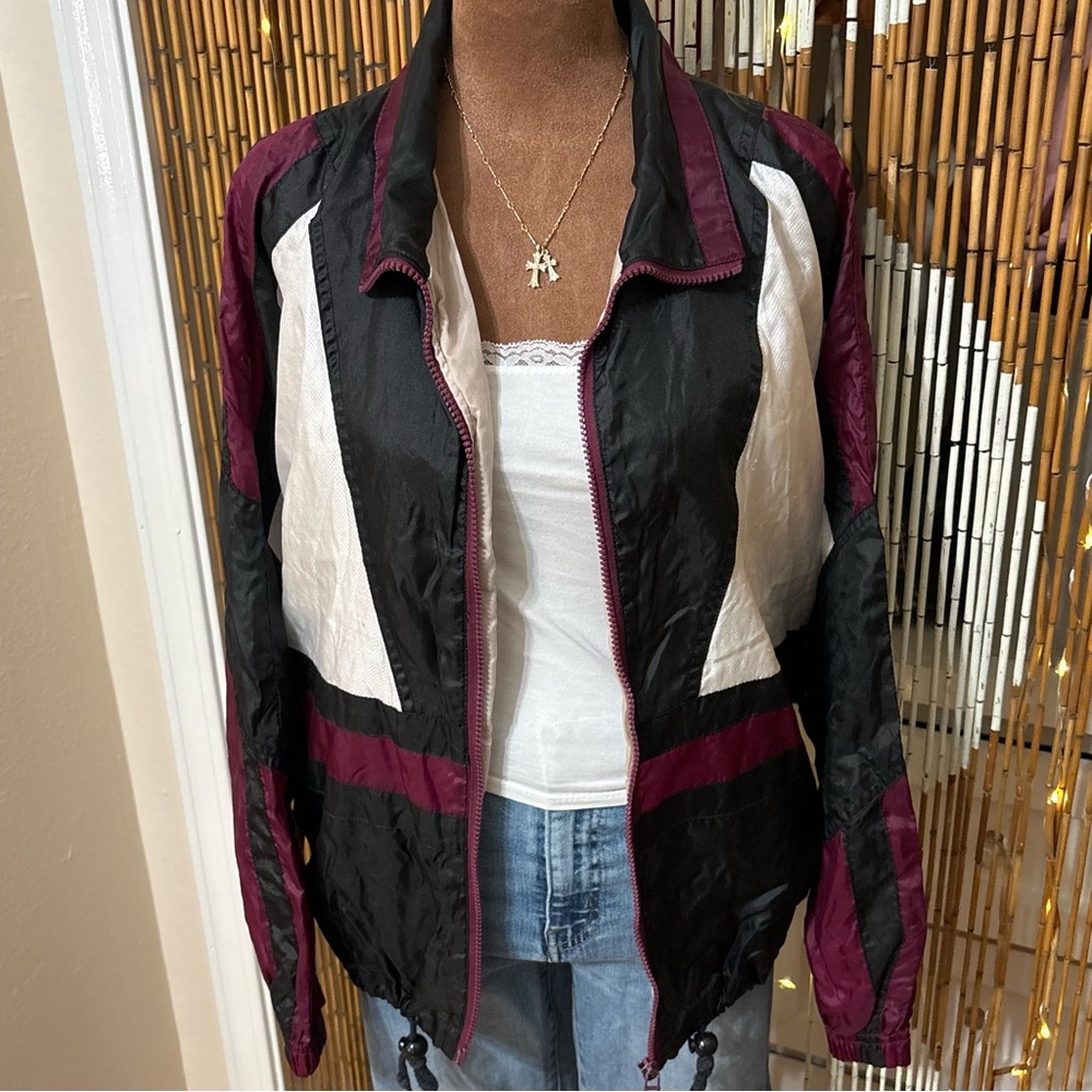 Medium Vintage 90s Argee Sports Colorblock Windbreaker Jacket